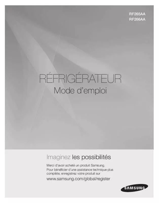 Mode d'emploi SAMSUNG RF265AABP