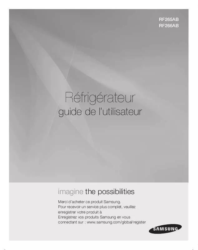 Mode d'emploi SAMSUNG RF265ABRS