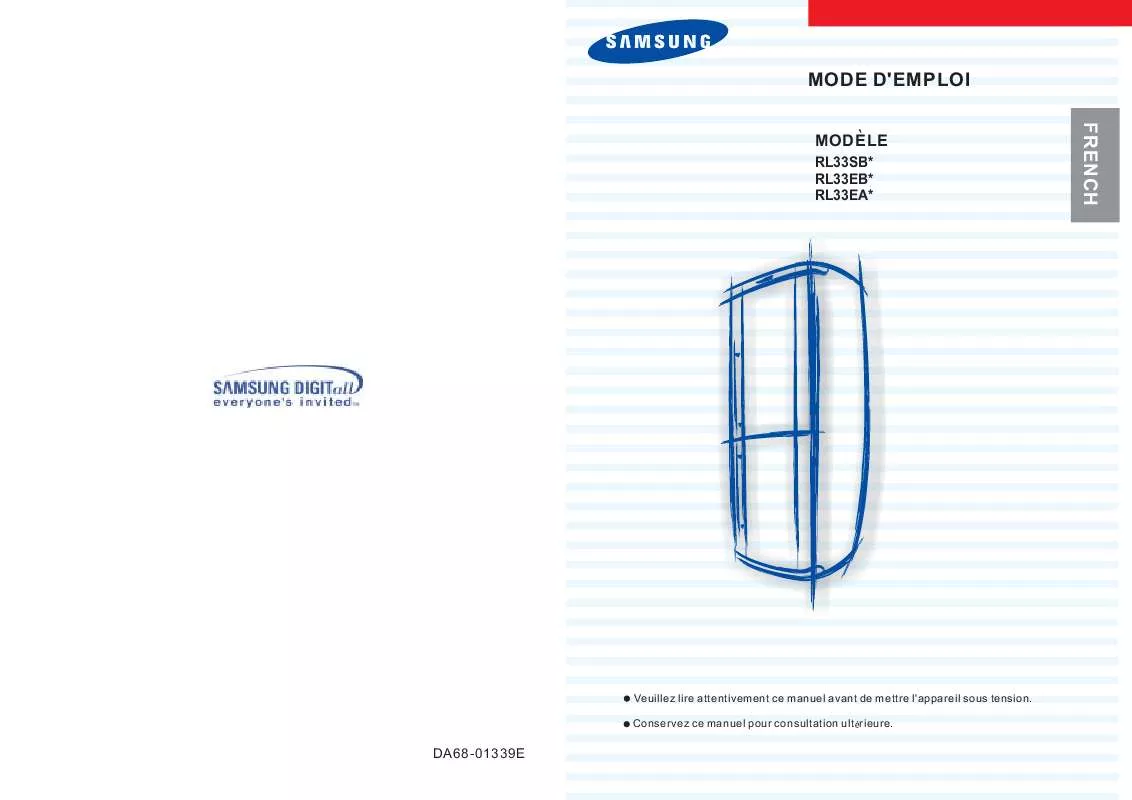 Mode d'emploi SAMSUNG RL33EAMS