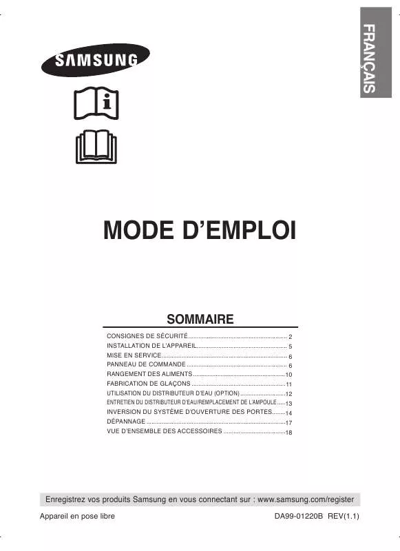 Mode d'emploi SAMSUNG RL38ECIH