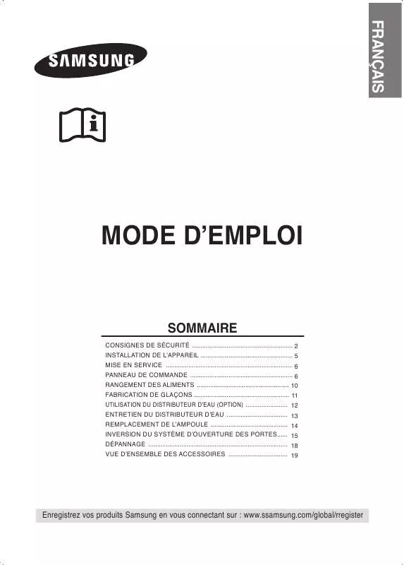 Mode d'emploi SAMSUNG RL38ECSW