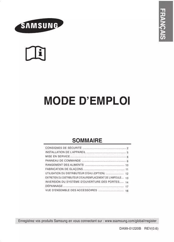 Mode d'emploi SAMSUNG RL38ECTB1-XEF