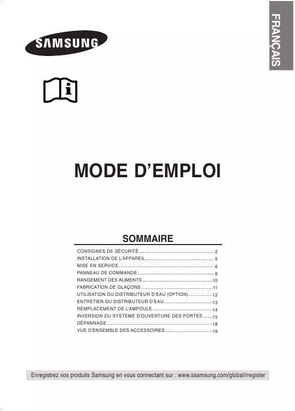 Mode d'emploi SAMSUNG RL38HCSW