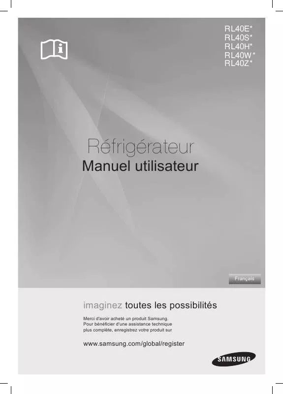 Mode d'emploi SAMSUNG RL40UGSW