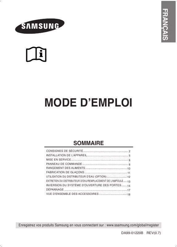 Mode d'emploi SAMSUNG RL41WC