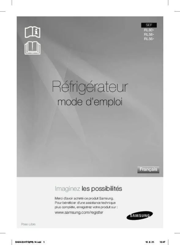 Mode d'emploi SAMSUNG RL56GEGBP