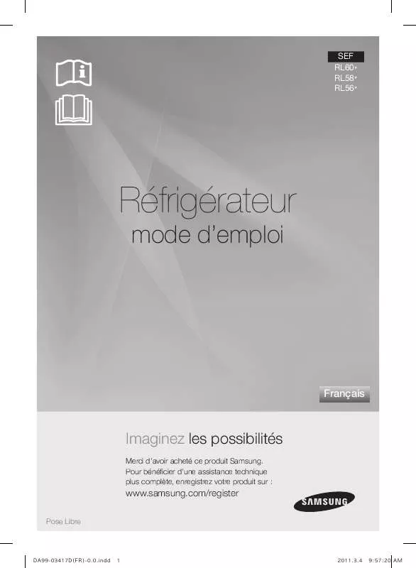 Mode d'emploi SAMSUNG RL56GWGSW