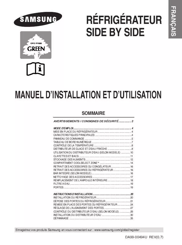 Mode d'emploi SAMSUNG RS-56