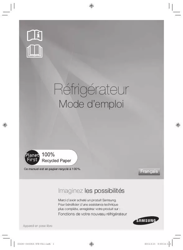 Mode d'emploi SAMSUNG RS61782GDSP