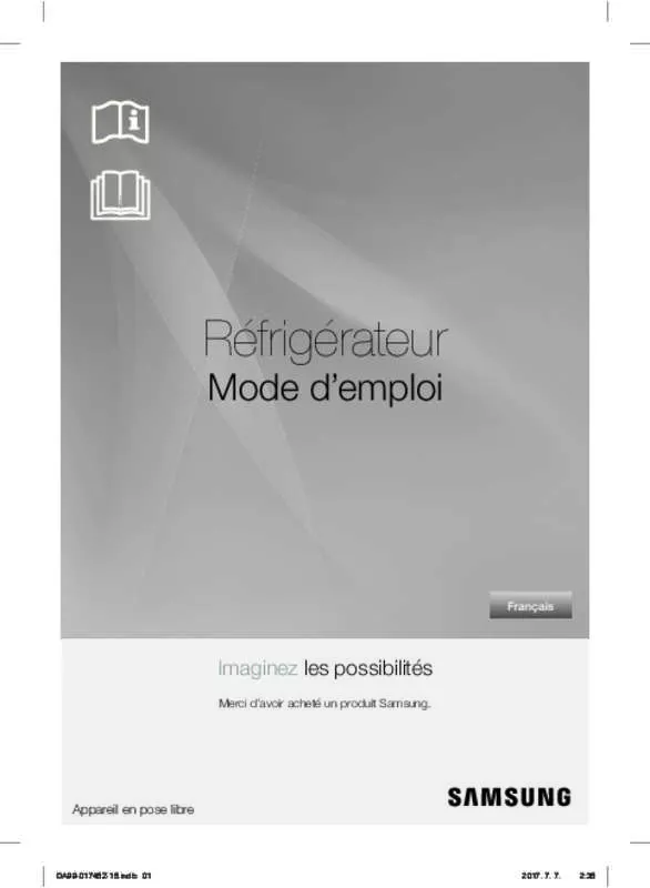 Mode d'emploi SAMSUNG RS6178UGDSR