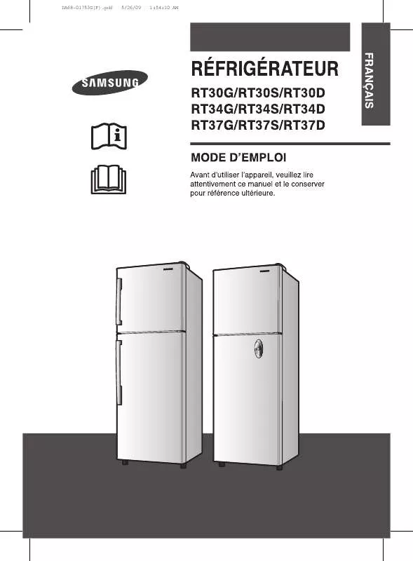 Mode d'emploi SAMSUNG RT34GKIH