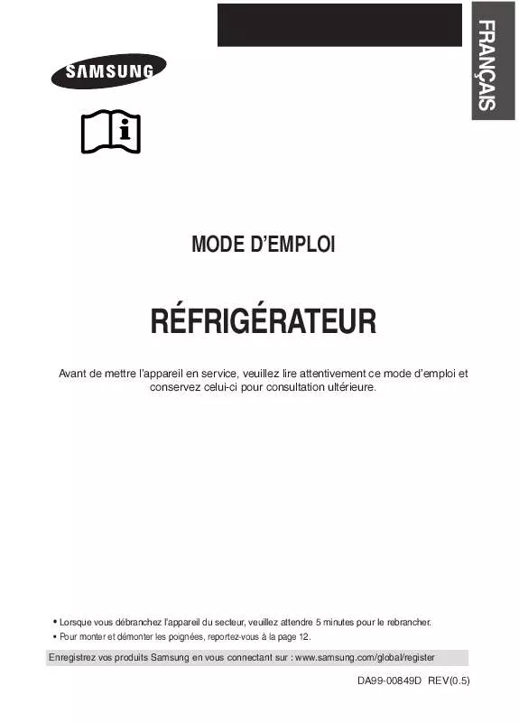 Mode d'emploi SAMSUNG RT49EASW