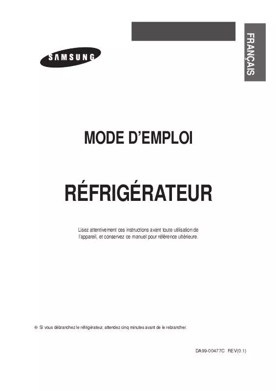 Mode d'emploi SAMSUNG RT57EATG