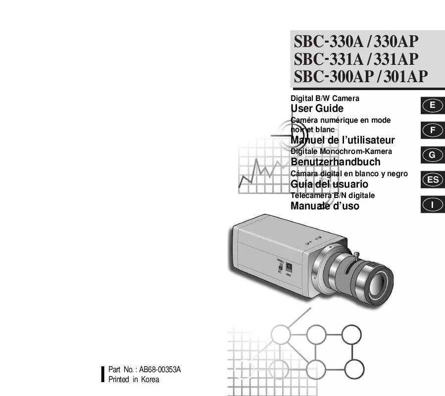 Mode d'emploi SAMSUNG SBC-331AP