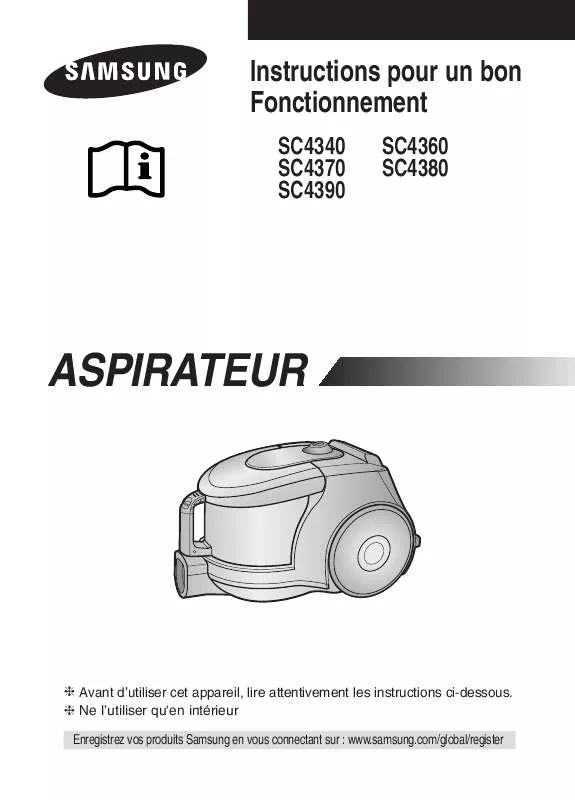 Mode d'emploi SAMSUNG SC-4340