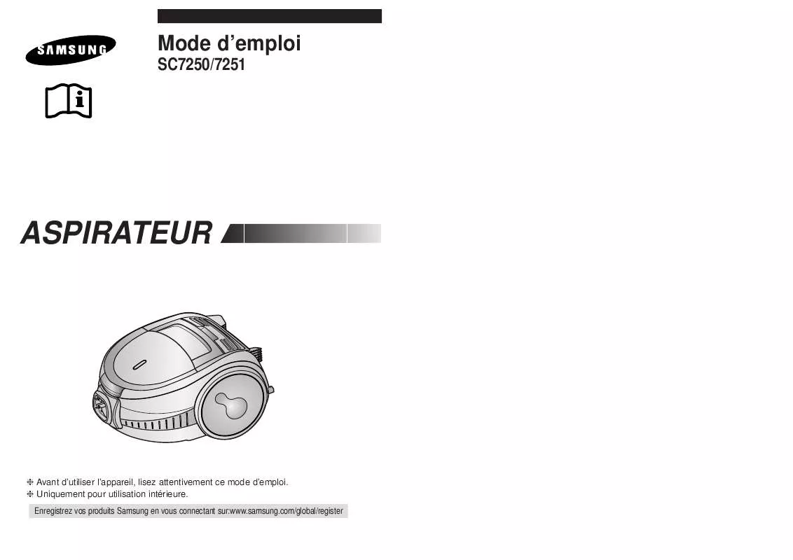 Mode d'emploi SAMSUNG SC-7250