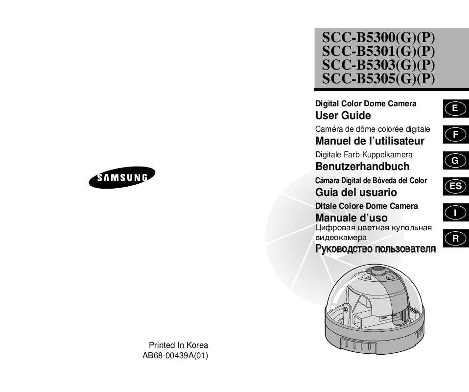 Mode d'emploi SAMSUNG SCC-B5303GP