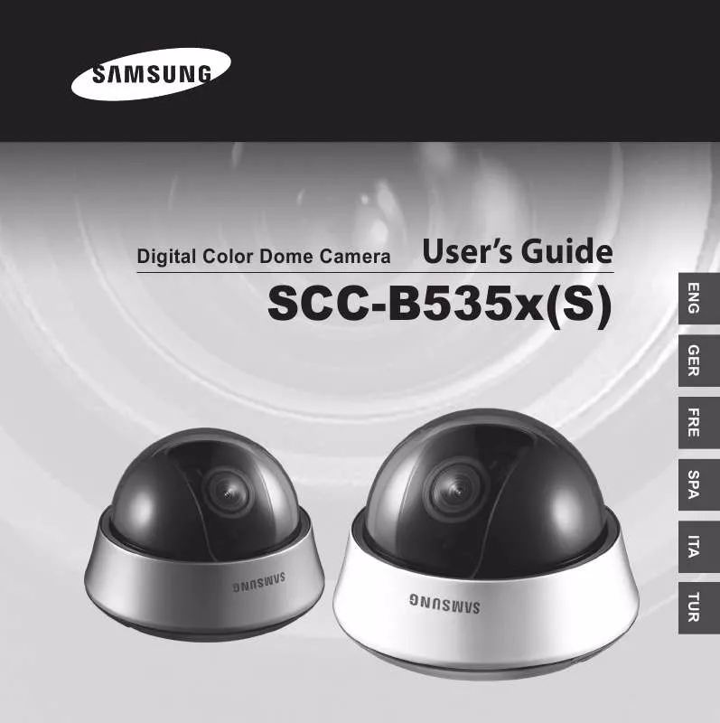 Mode d'emploi SAMSUNG SCC-B5352SP