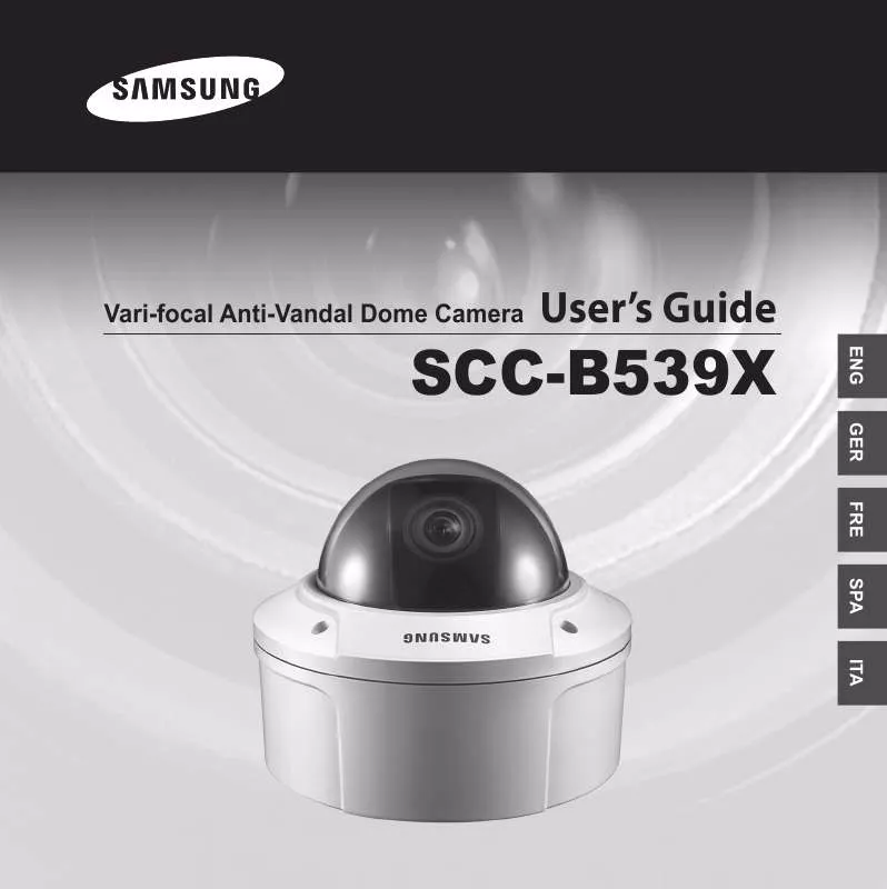 Mode d'emploi SAMSUNG SCC-B5392P