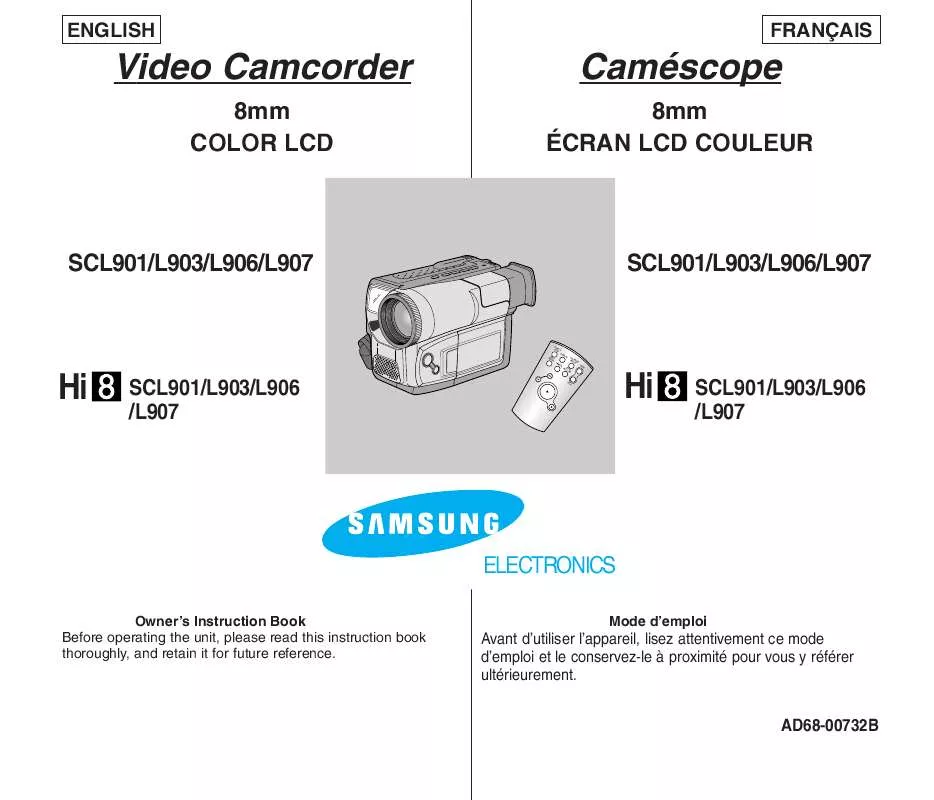 Mode d'emploi SAMSUNG SC-L906