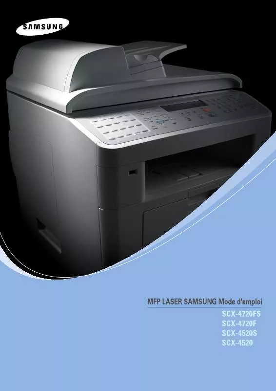 Mode d'emploi SAMSUNG SCX-4520