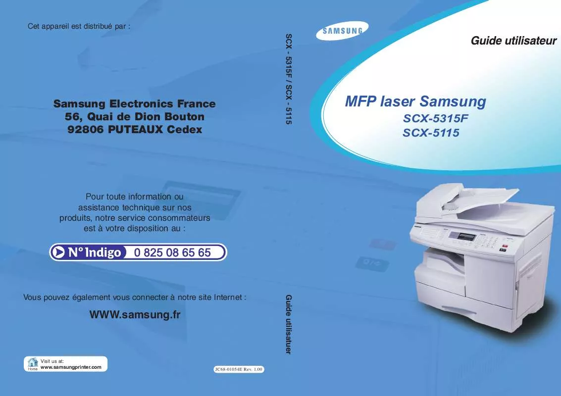 Mode d'emploi SAMSUNG SCX-5115