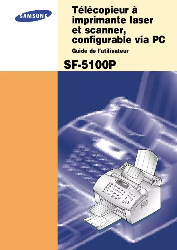 Mode d'emploi SAMSUNG SF-5100P