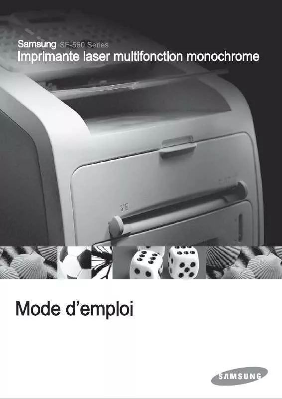 Mode d'emploi SAMSUNG SF-560P