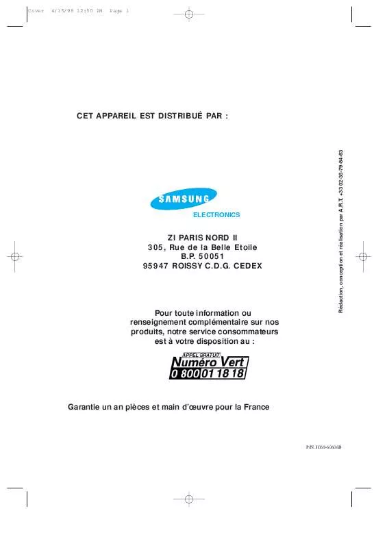 Mode d'emploi SAMSUNG SF-4000