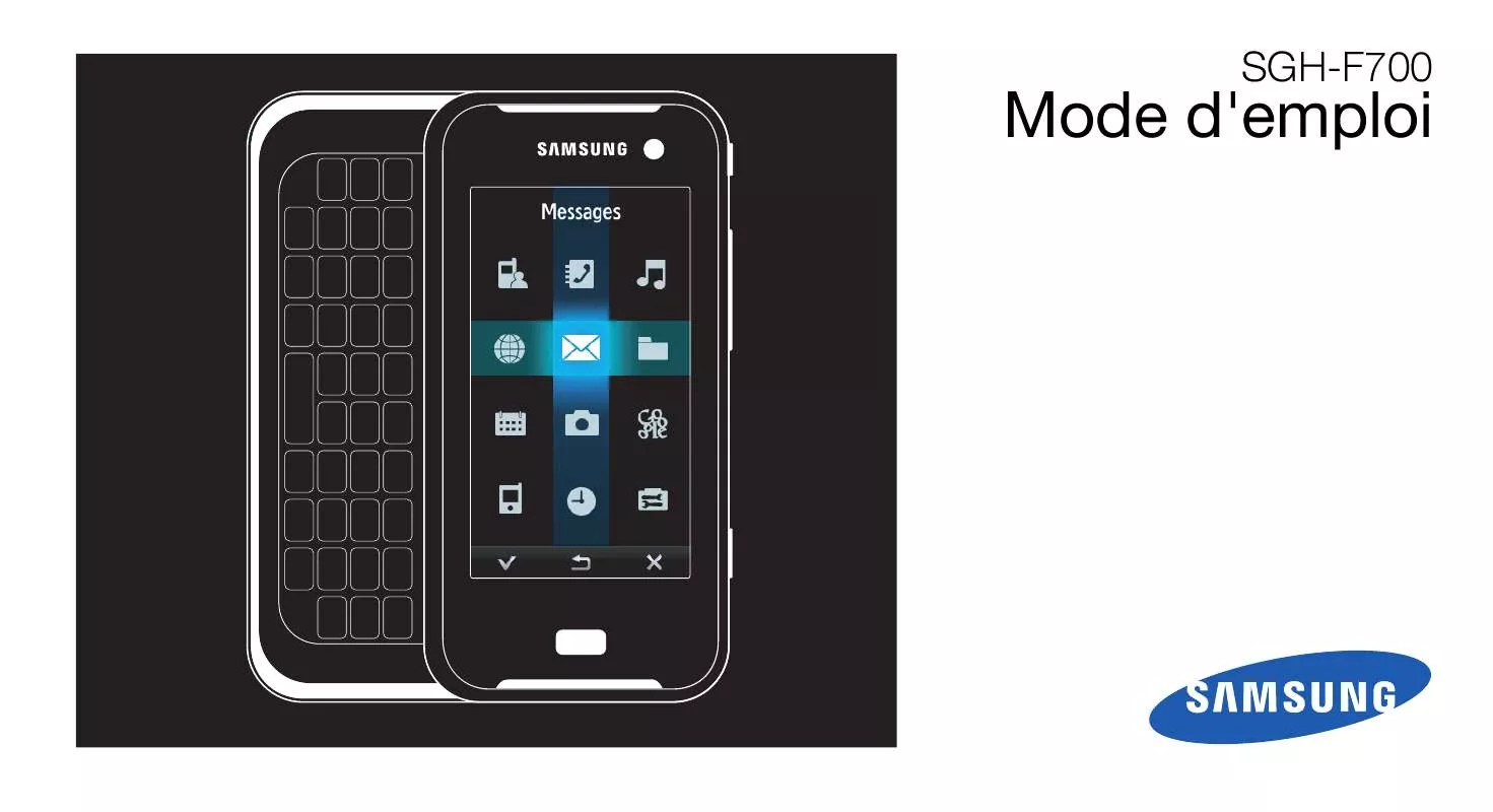 Mode d'emploi SAMSUNG SGH-F700V