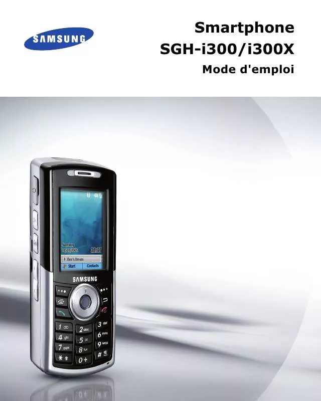 Mode d'emploi SAMSUNG SGH-I300