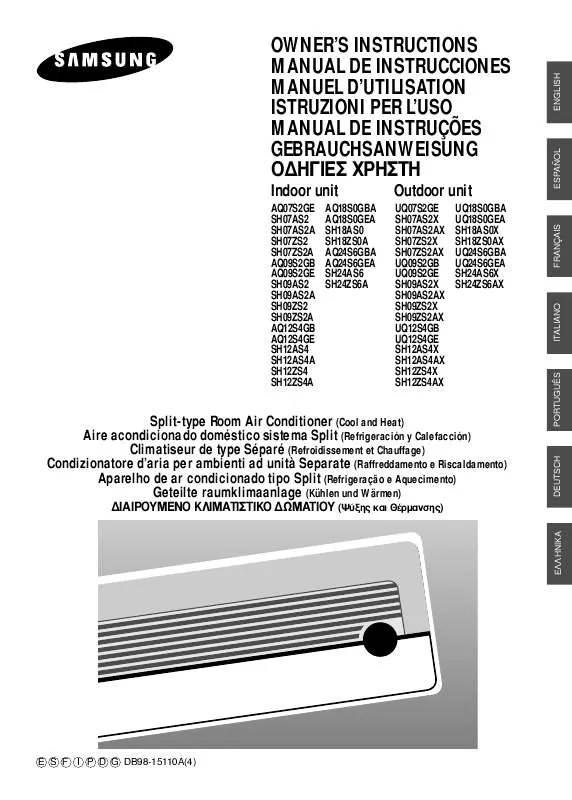 Mode d'emploi SAMSUNG SH-09AS2