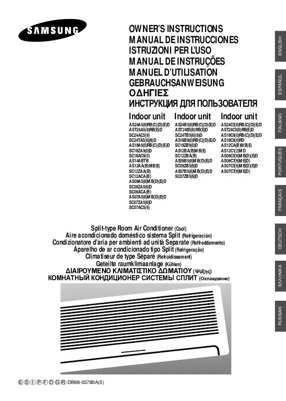 Mode d'emploi SAMSUNG SH-09VAD