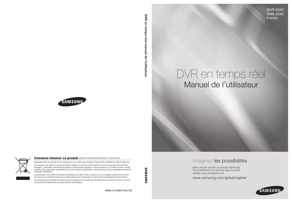 Mode d'emploi SAMSUNG SHR-5042P5