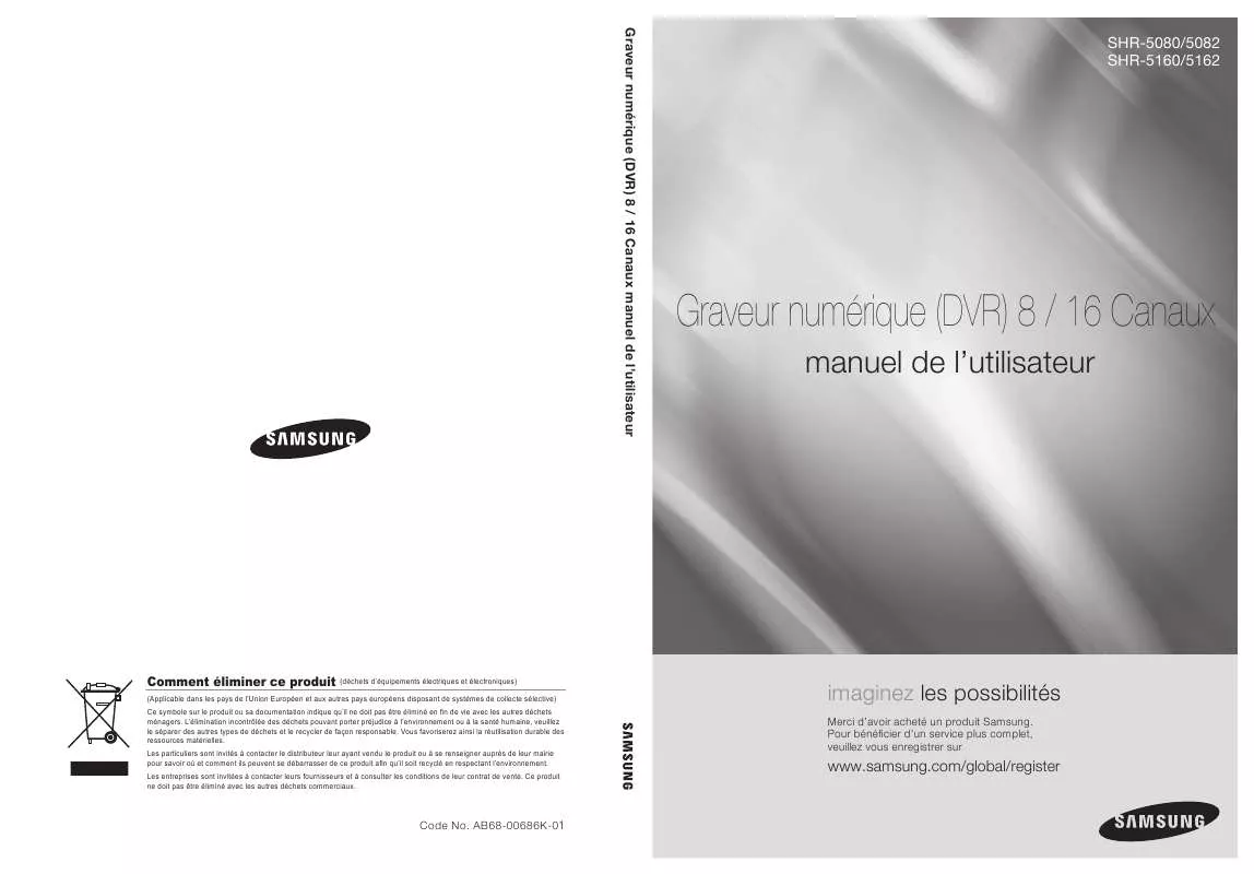 Mode d'emploi SAMSUNG SHR-5082P