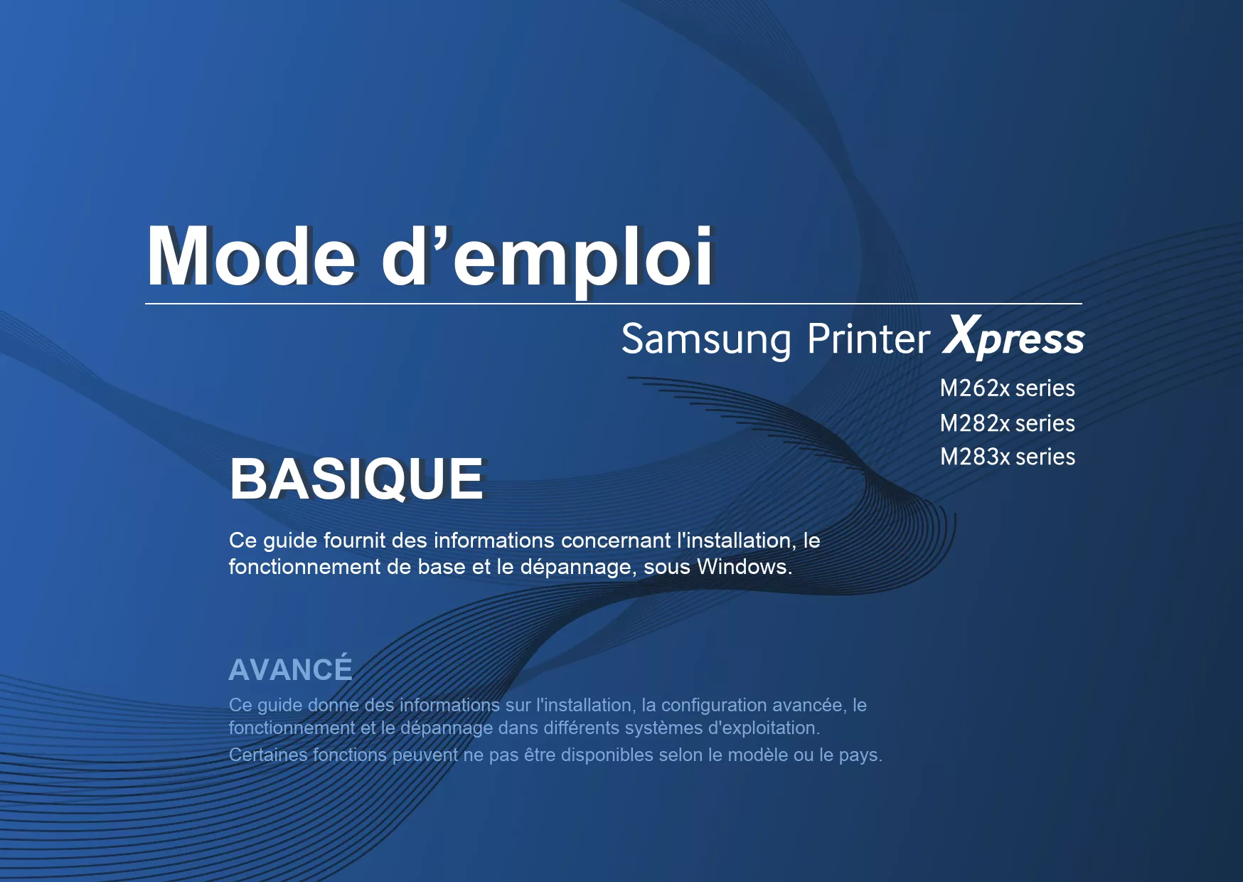 Mode d'emploi SAMSUNG SL-M2625