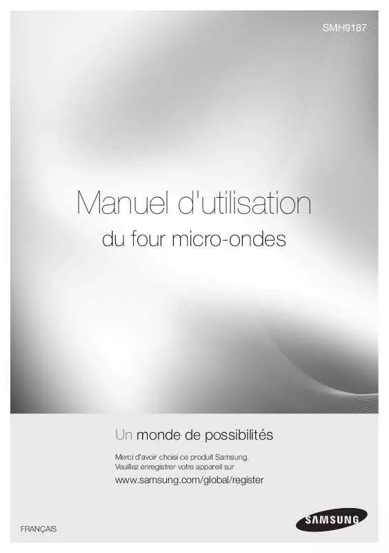 Mode d'emploi SAMSUNG SMH9187W