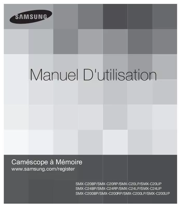 Mode d'emploi SAMSUNG SMX-C200BP