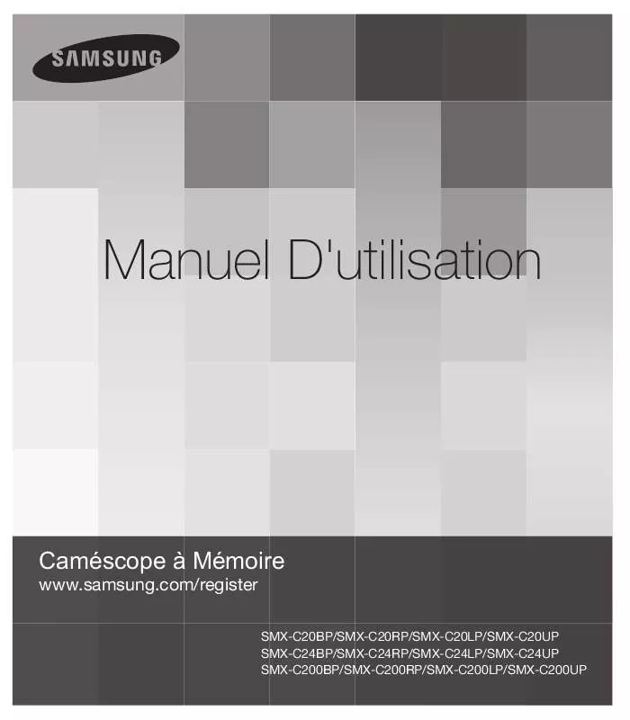 Mode d'emploi SAMSUNG SMX-C200LP