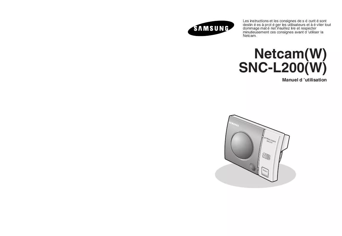 Mode d'emploi SAMSUNG SNC-L200