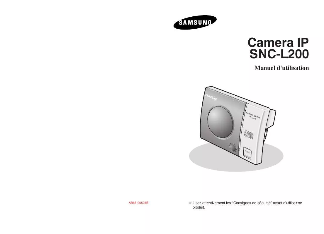 Mode d'emploi SAMSUNG SNC-L200P