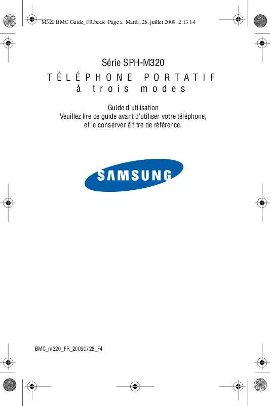 Mode d'emploi SAMSUNG SPH-M320