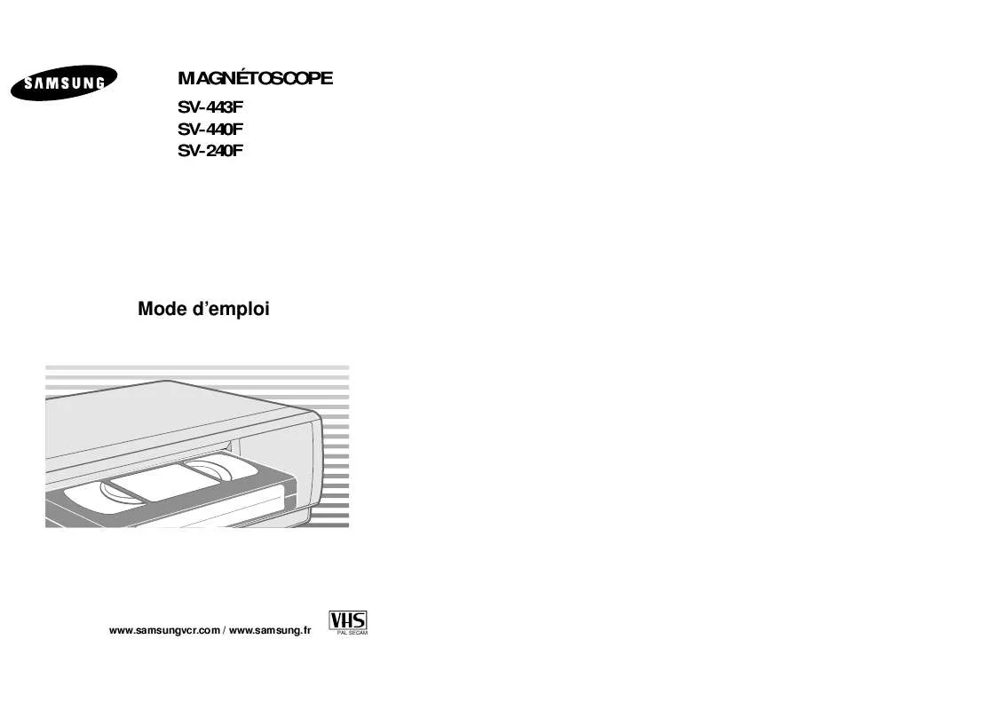 Mode d'emploi SAMSUNG SV240F-XEF