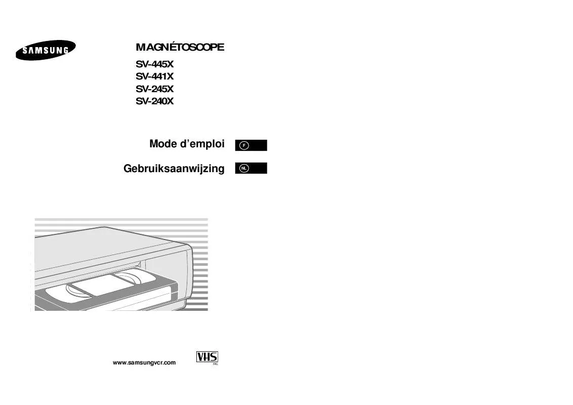 Mode d'emploi SAMSUNG SV-240X/XEN