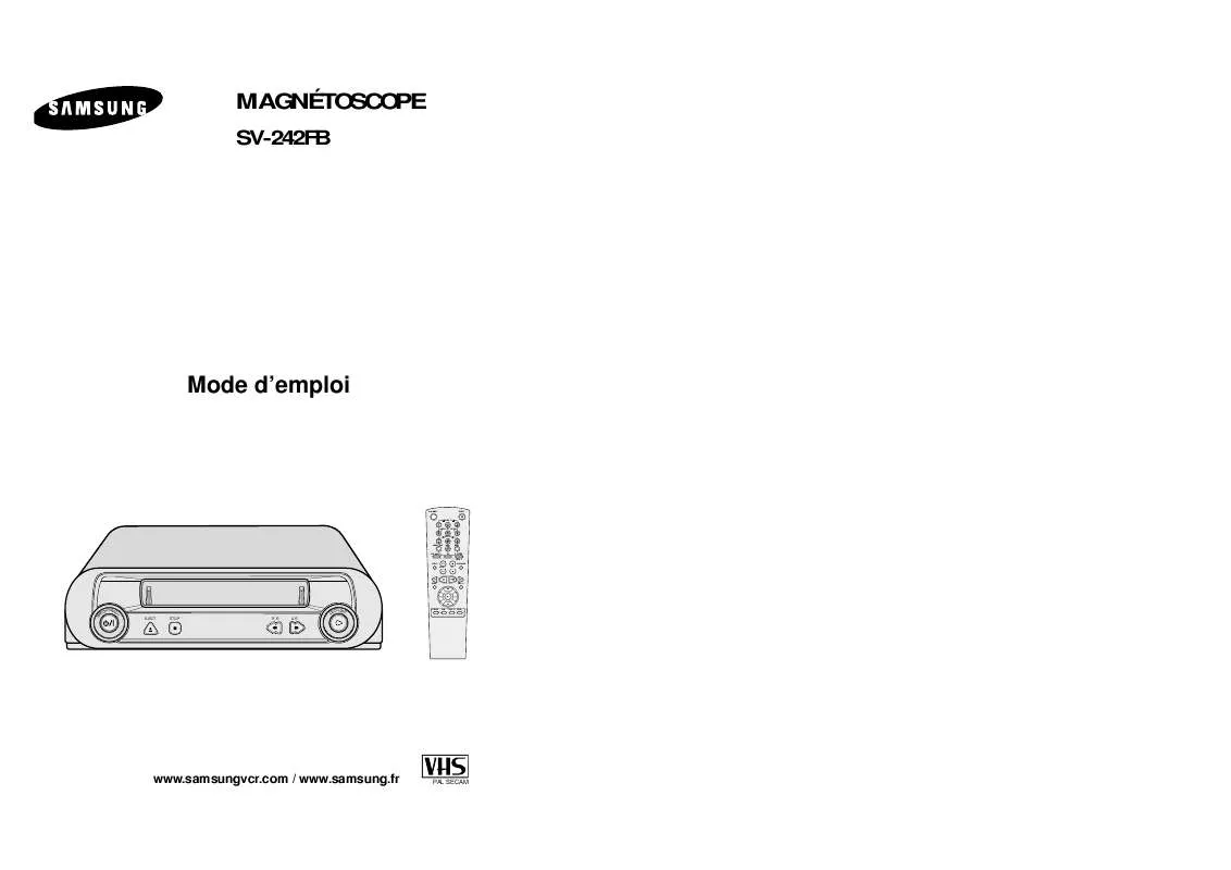 Mode d'emploi SAMSUNG SV242FB-XEF