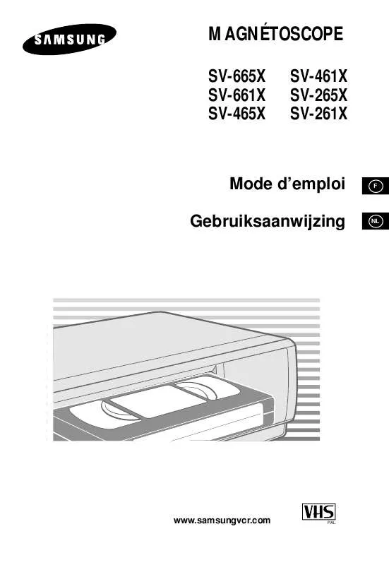 Mode d'emploi SAMSUNG SV-261X