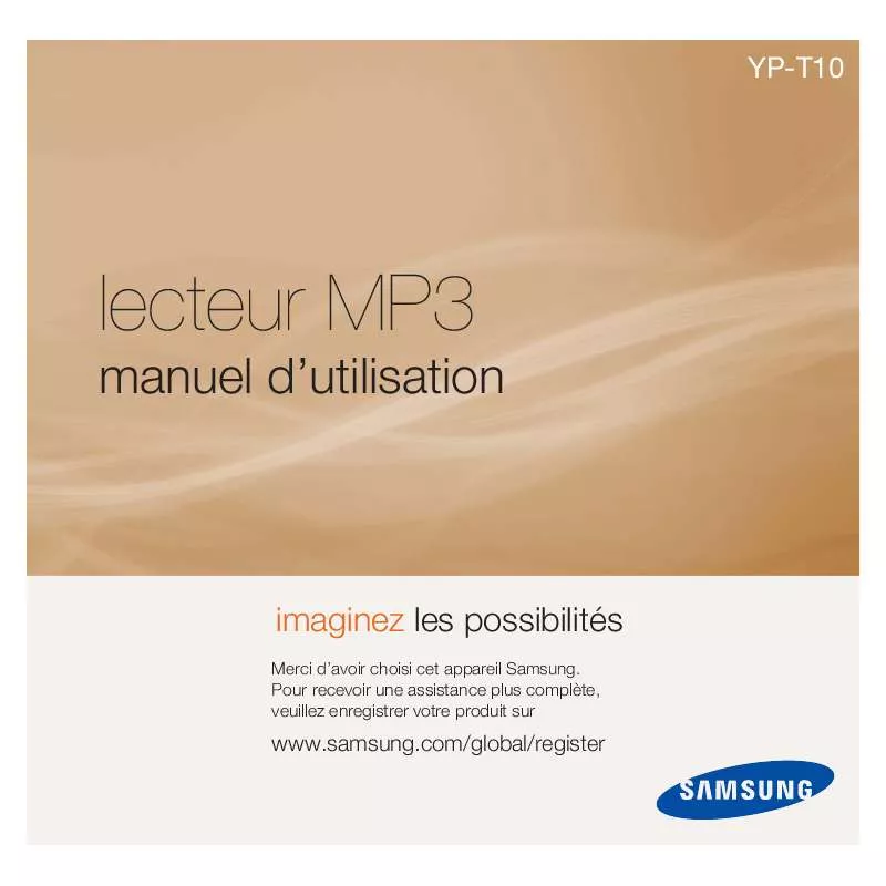 Mode d'emploi SAMSUNG T10 2GB BLACK