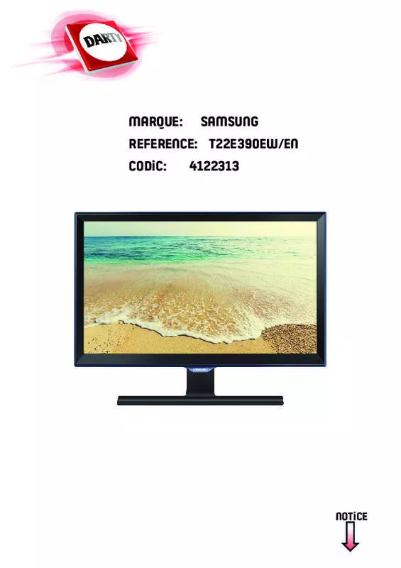 Mode d'emploi SAMSUNG T22E390EW