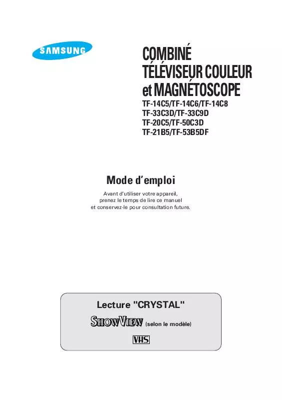 Mode d'emploi SAMSUNG TF-53B5DF