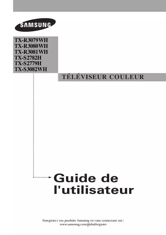 Mode d'emploi SAMSUNG TX-R3079WH